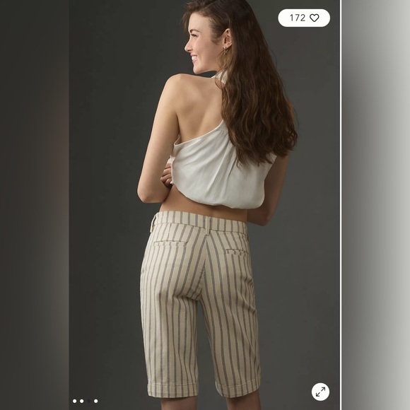 Anthropologie x Pilcro 
Size 30 Cream color shorts EUC - Picture 2 of 16